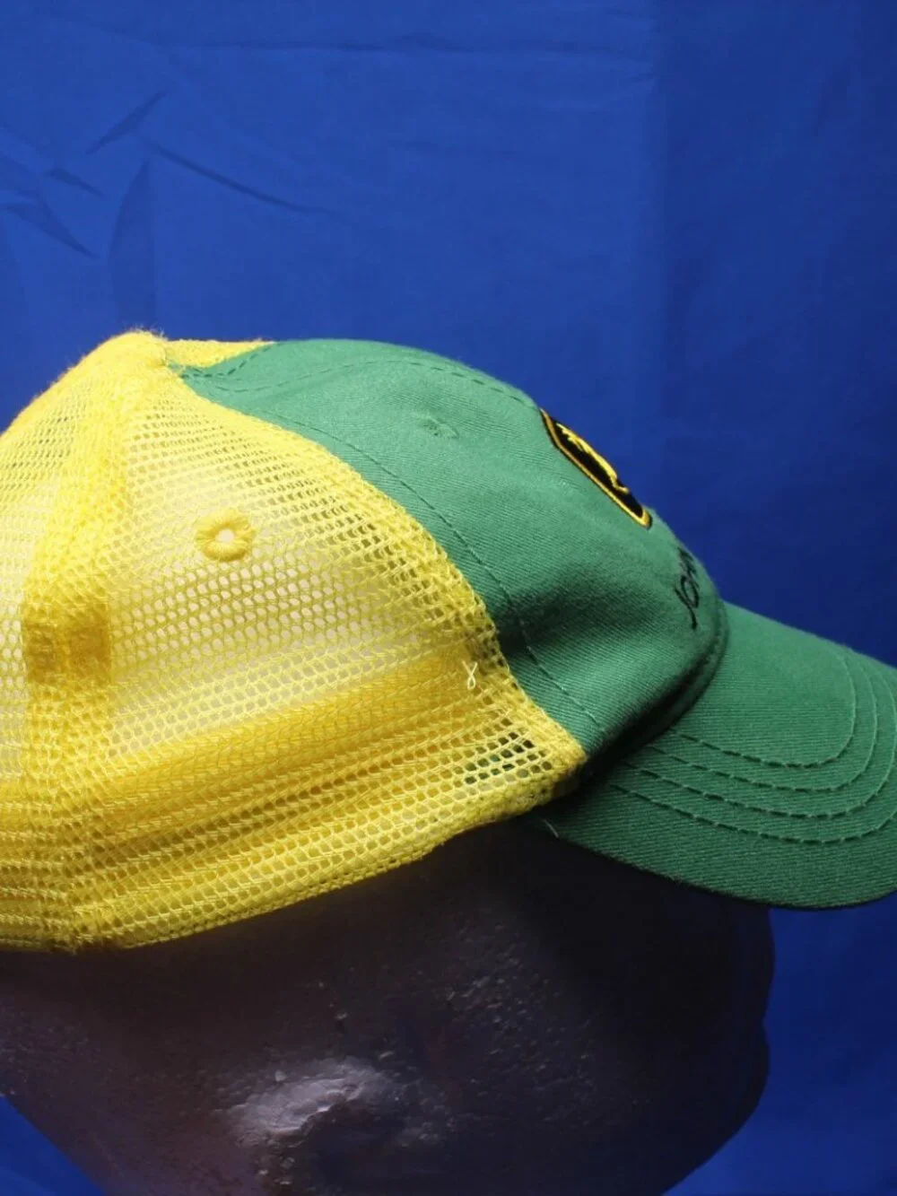 Vintage John Deere Hat Cap Youth Snapback Green Yellow  Kids Trucker Snap Back